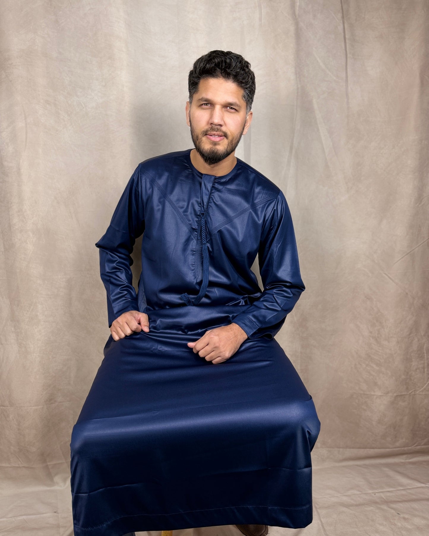 Emaar Thobe – Royal Blue with Tassel