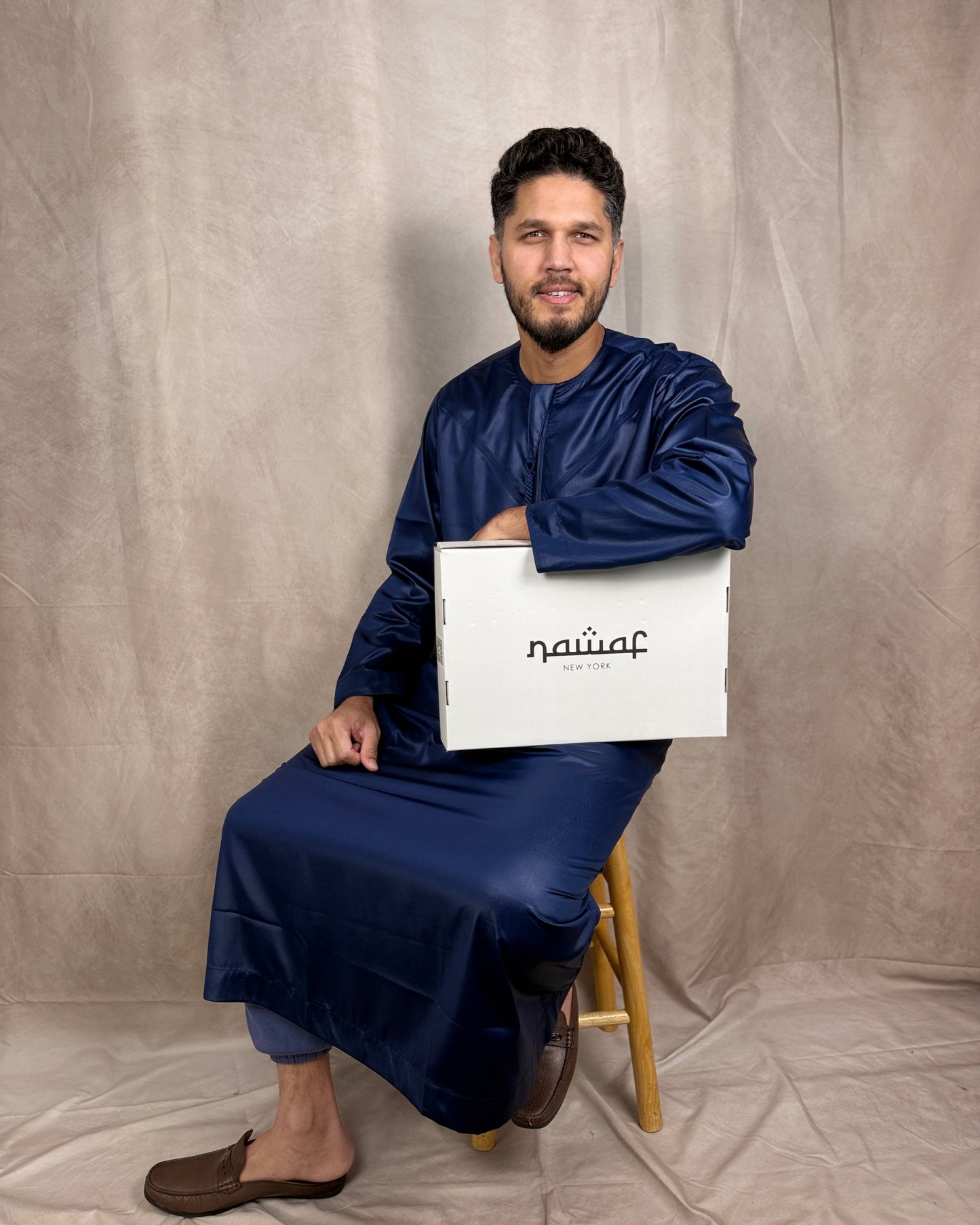 Emaar Thobe – Royal Blue with Tassel