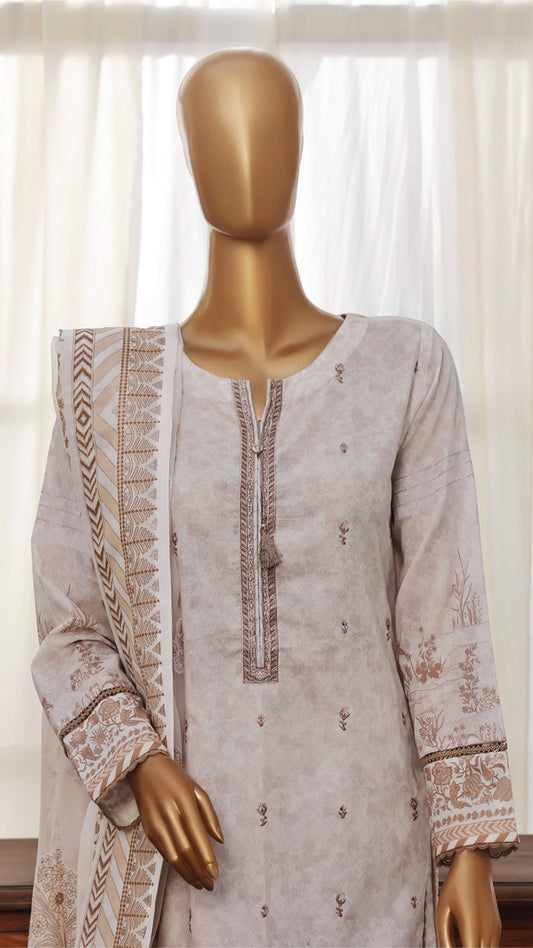 Embroidered Regular Wear Lawn from HZ Textile - 01