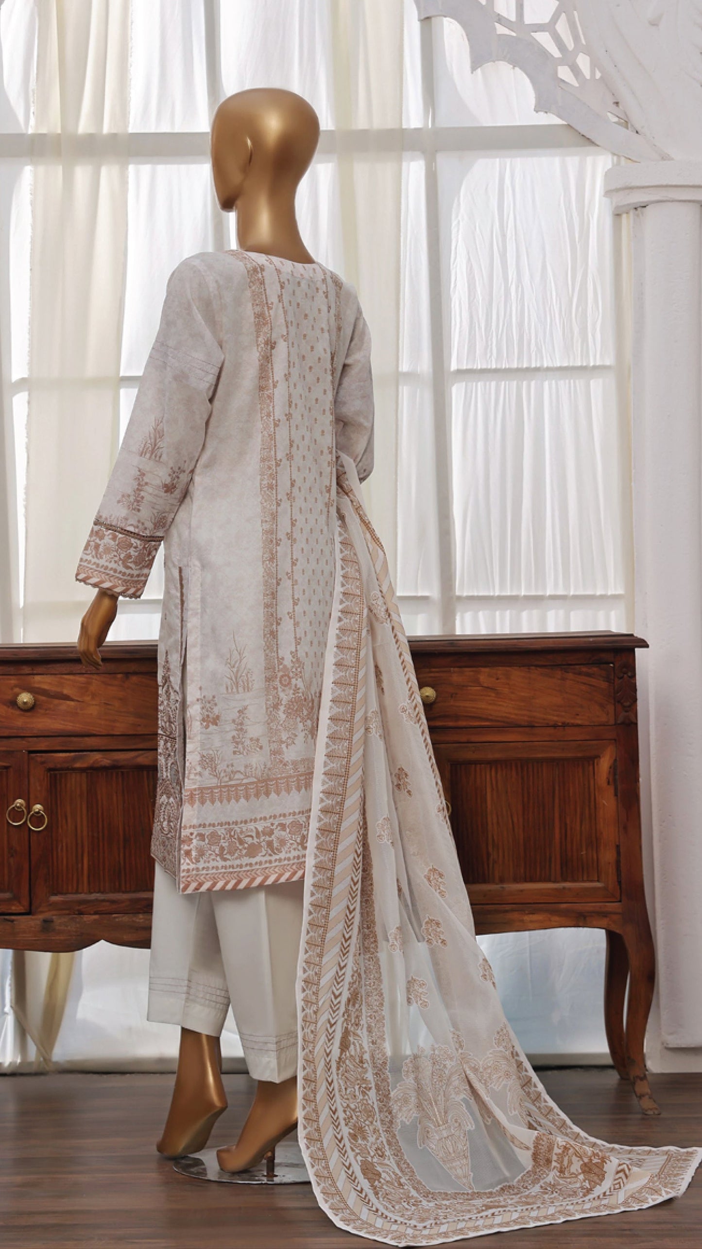 Embroidered Regular Wear Lawn from HZ Textile - 01